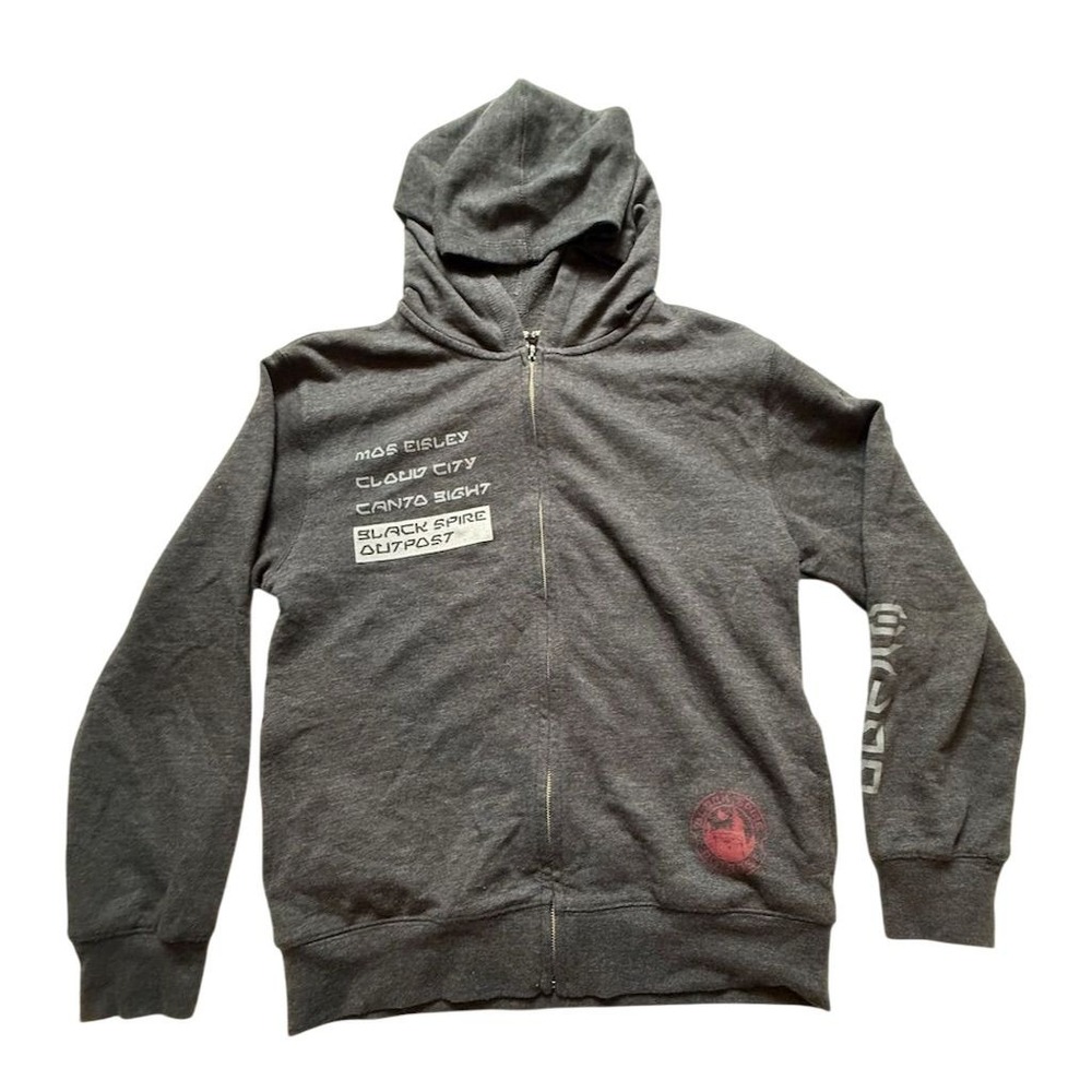 Disney Gray Hoodie with Red Accent